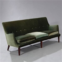 Arne Vodder Artnet Page 17 Freestanding Three Seater Sofa 1953