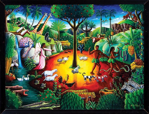 Expulsion of Adam and Eve from the Garden of Eden by André Normil on artnet
