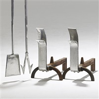 Fireplace set (4 pieces), 1947