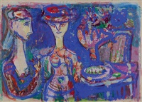 Female figures, 1954