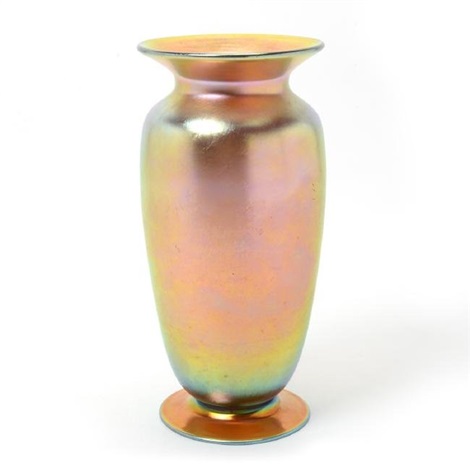 Steuben Aurene Glass Vase By Steuben Glass On Artnet