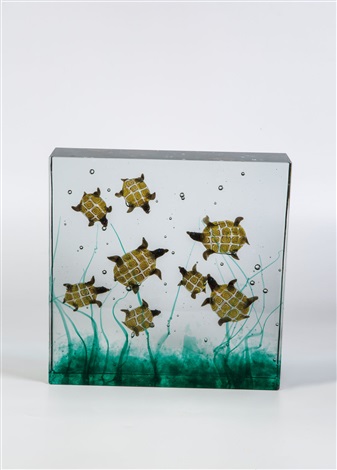 Glasblock Mit Schildkroten By Alfredo Barbini On Artnet