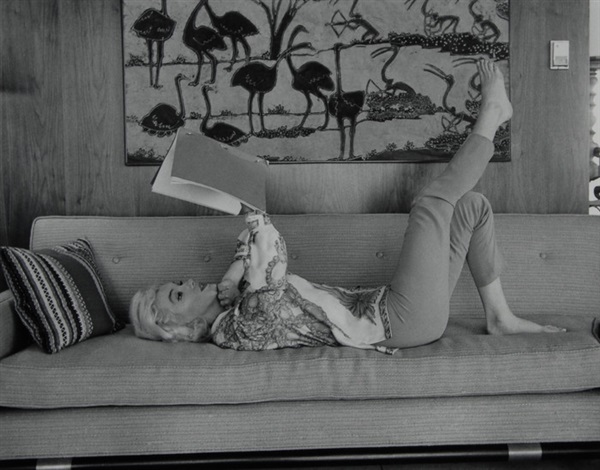 Marilyn Monroe On The Sofa By George Barris On Artnet
