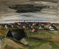 Landscape with houses