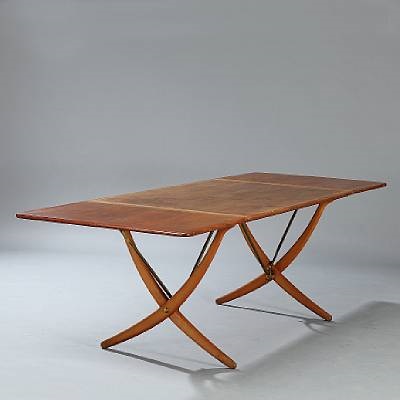 Cross leg dining table at 303 by hans j. wegner on artnet Skraldespand køkkenskab