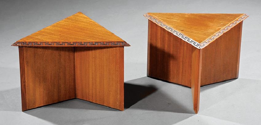 Two Stools By Frank Lloyd Wright On Artnet