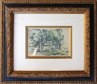 L'Allee de Marronniers au Jas de Bouffan, 1923 L'Allee de Marronniers au Jas de Bouffan, 1923