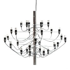 A Chromed Steel Chandelier With 50 Lights By Gino Sarfatti On Artnet A Chromed Steel Chandelier With 50 Lights By Gino Sarfatti