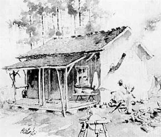 Bayou Cabin Old Louisiana By Charles Oglesby Longabaugh On Artnet