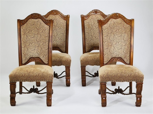 4 Michael Amini Monte Carlo Side Chairs By Michael Amini