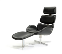 “Cento”. A highback swivel chair with matching... “Cento”. A highback swivel chair with matching...