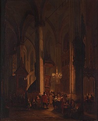 Interior of a church, 1841