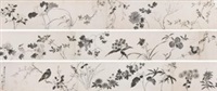 花鸟 卷, 1842
