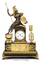 A French Charles X Gilt And Patinated Bronze Figural Mantel Clock Chonifsen A Paris 19th Century H 63 Cm W 40 Cm D 13 Cm On Artnet