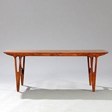 Rectangular Coffee Table Of Brazilian Rosewood With Y Shaped Legs By Rectangular Coffee Table Of Brazilian Rosewood With Y Shaped Legs By Erling Torvits