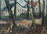 Trees and houses