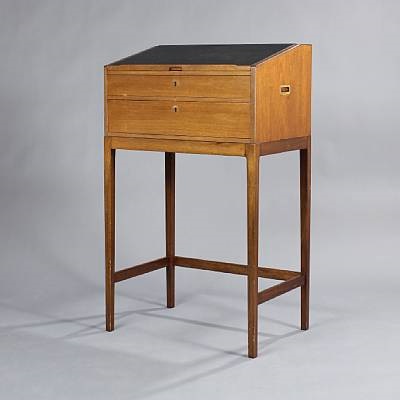 Free Standing Writing Desk With Two Drawers By Svend Langkilde On Free Standing Writing Desk With Two Drawers By Svend Langkilde