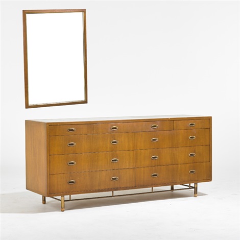 Large Dresser And Mirror Grand Rapids Mi 2 Works By John Stuart