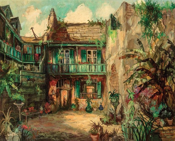 Old Creole Patio Royal St French Quarter Old New Orleans