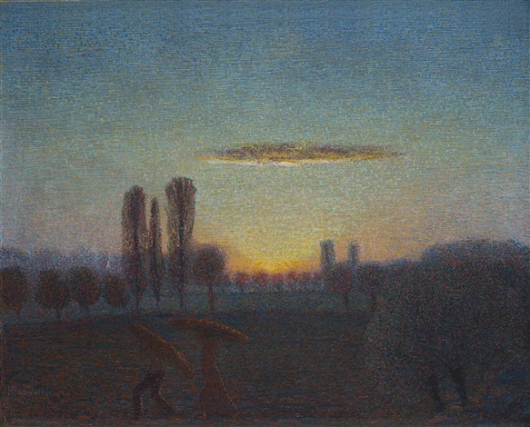 Sulla Via Del Ritorno Al Tramonto By Angelo Barabino On Artnet
