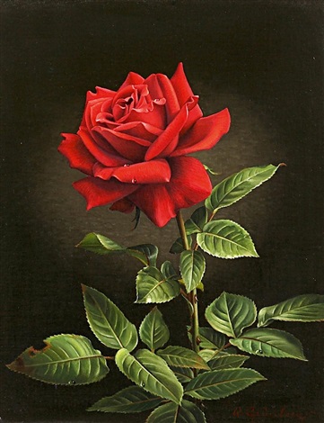 Rote Rose By Wolfgang Grunberg On Artnet