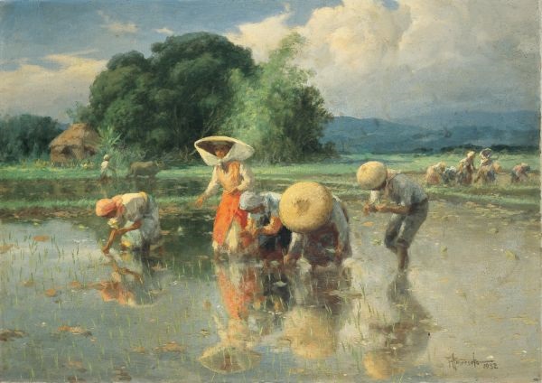 Planting Rice By Fernando Amorsolo On Artnet