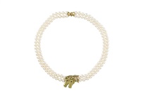 Pearl Diamond Necklace