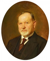 Porträt des Geheimrates Zachan, Schlossleiter... Porträt des Geheimrates Zachan, Schlossleiter...