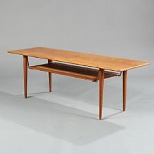 Rectangular Solid Teak Coffee Table Underlying Shelf With Rectangular Solid Teak Coffee Table Underlying Shelf With