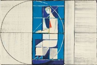 Richter (Entwurf für die Maxburg), 1955