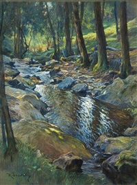 Paesaggio fluviale nel biellese