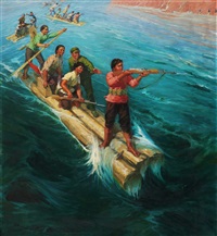 大渡河上娘子军 (Crossing Dadu river), 1974