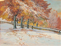 Herbstschnee am Schifferberg, 1895