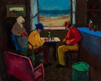 Figures at a Table, 1960