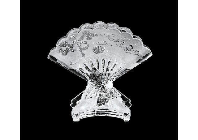 ジャポニズム蝶文扇型花器 Japonism Vase By Baccarat Co On Artnet