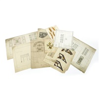 A folio of stained glass window designs