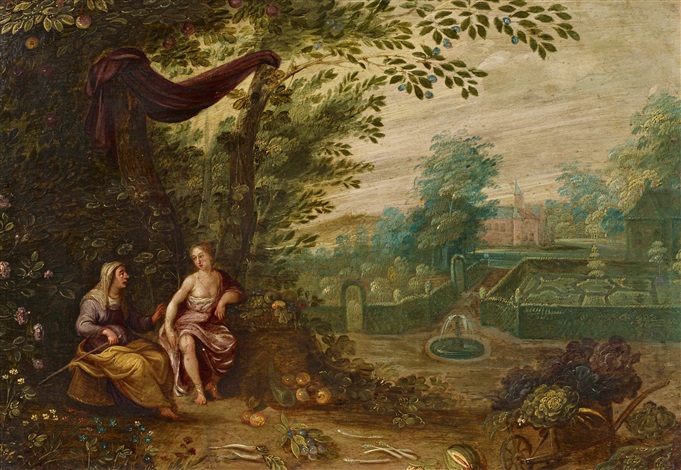 Vertumnus and Pomona by Flemish School (17) on