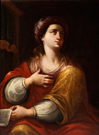 Bildnis der heiligen Cäcilie