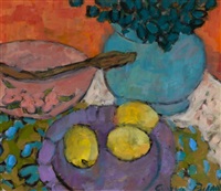 Still Life With Lemons and Flowers