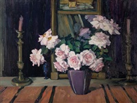 Still Life of Pink Roses