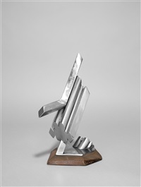 Form diagonal im Raum, 1982