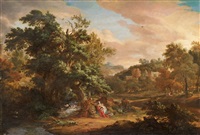 Landscape with the rest on the flight to Egypt Landscape with the rest on the flight to Egypt