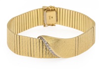 A diamond bracelet 