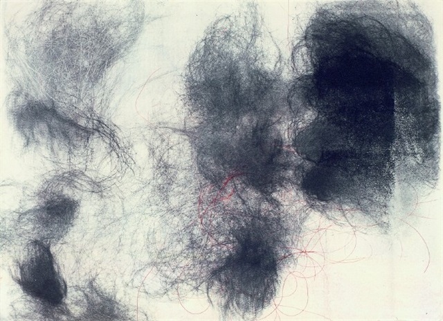 Haarzeichnung Dbl Sided By Rosemarie Trockel On Artnet