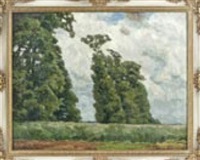 Landschaft in Gewitterstimmung