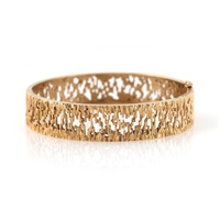 A 14k gold bangle