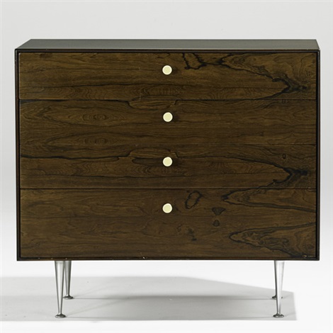 Thin Edge Four Drawer Dresser Model No 5202 By George Nelson On