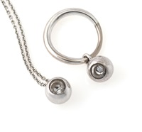 A “Cave” diamond jewellery collection comprising A “Cave” diamond jewellery collection comprising