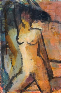 Black Lined Nude