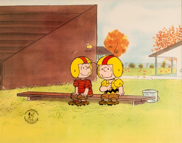 Peanuts Fall Football Charlie Brown By Charles M Schulz On Artnet